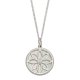 Double Sided Mother of Pearl Disc Pendant with