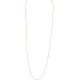 Square Chain Long Necklace